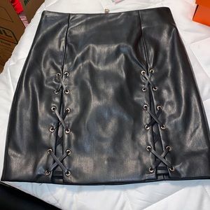 Leather Skirt - bebe